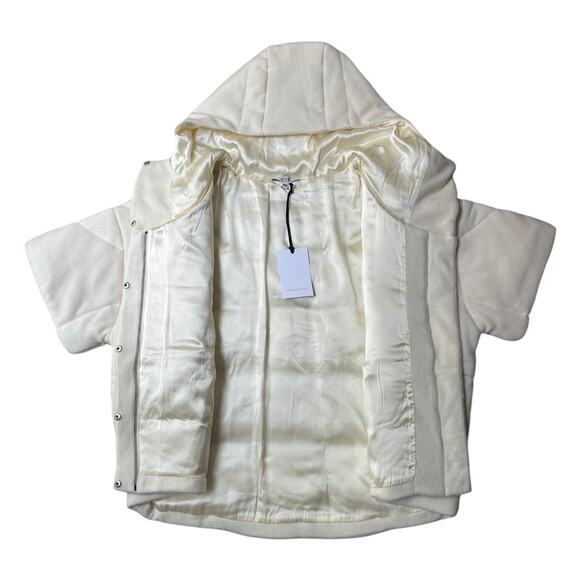 Naked Cashmere Patti Puffer Hooded Jacket Size XS/S, Ecru - Picture 14 of 16